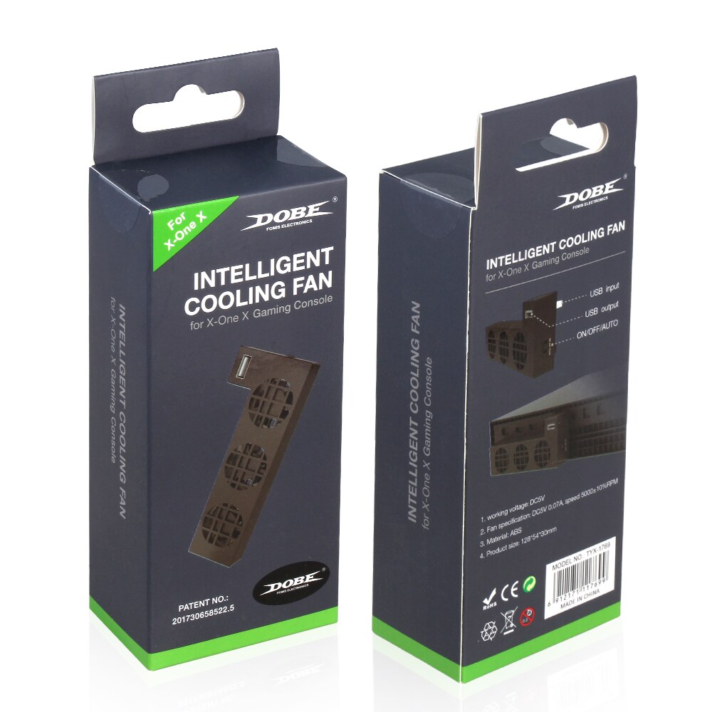 Nuova porta USB esterna sistema di raffreddamento esterno ventole Auto 3 Cool per Controller Console Mircrosoft Xbox One X.