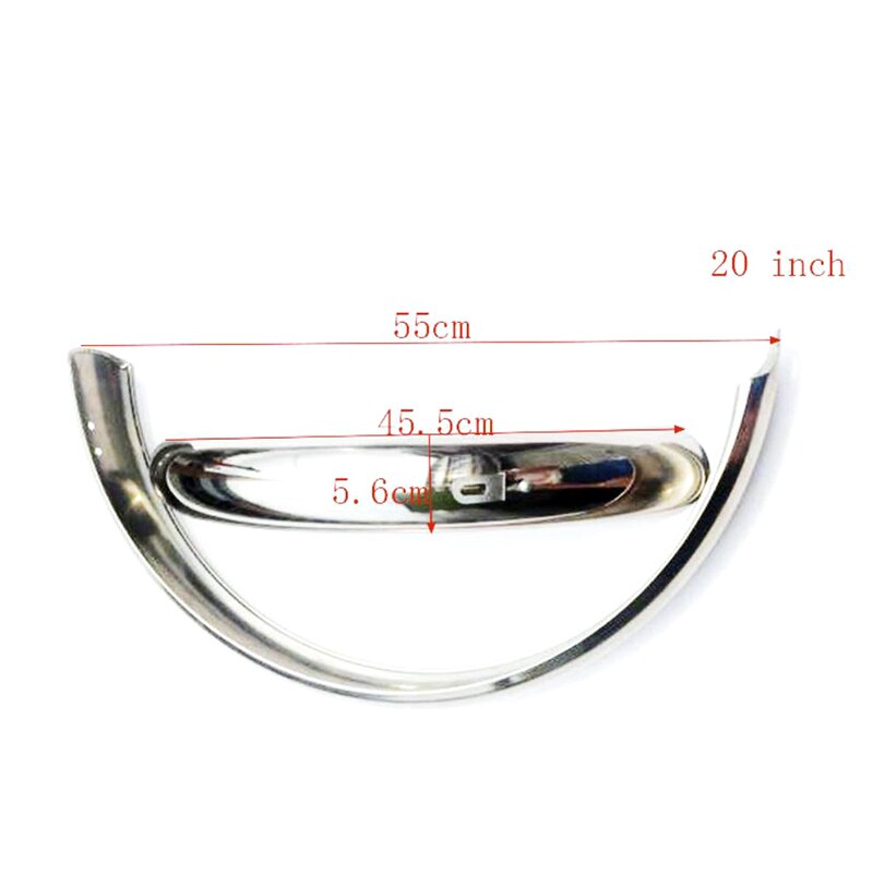 Guardabarros de bicicleta de 18 y 20 pulgadas, alas de acero inoxidable para bicicleta de montaña, guardabarros delantero y trasero