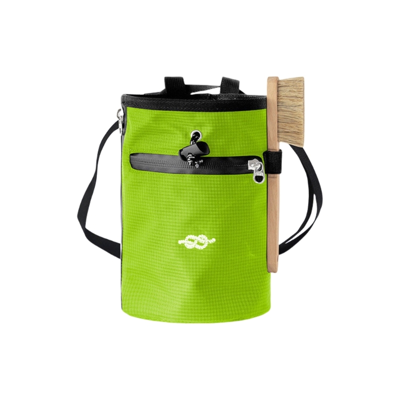 652F Klettern Kreide Tasche Fitness Fitnessstudio Gewichtheben Jagd Bouldern Tasche: Grün