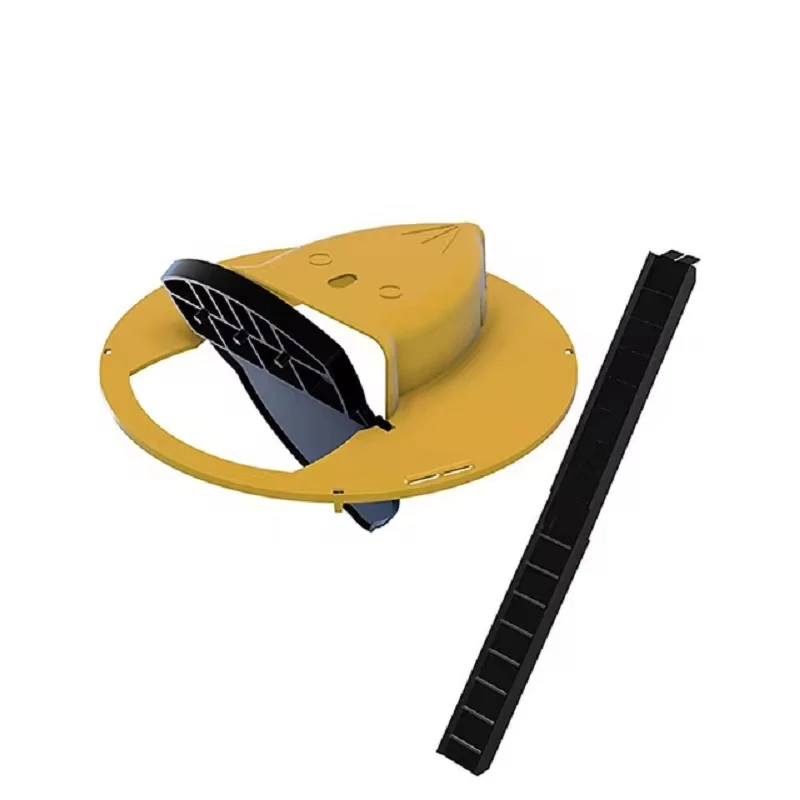 Trampa inteligente para ratones Pitfall, cubo de reinicio automático, tapa de cubo deslizante, reinicio automático después de atrapar ratones: YELLOW