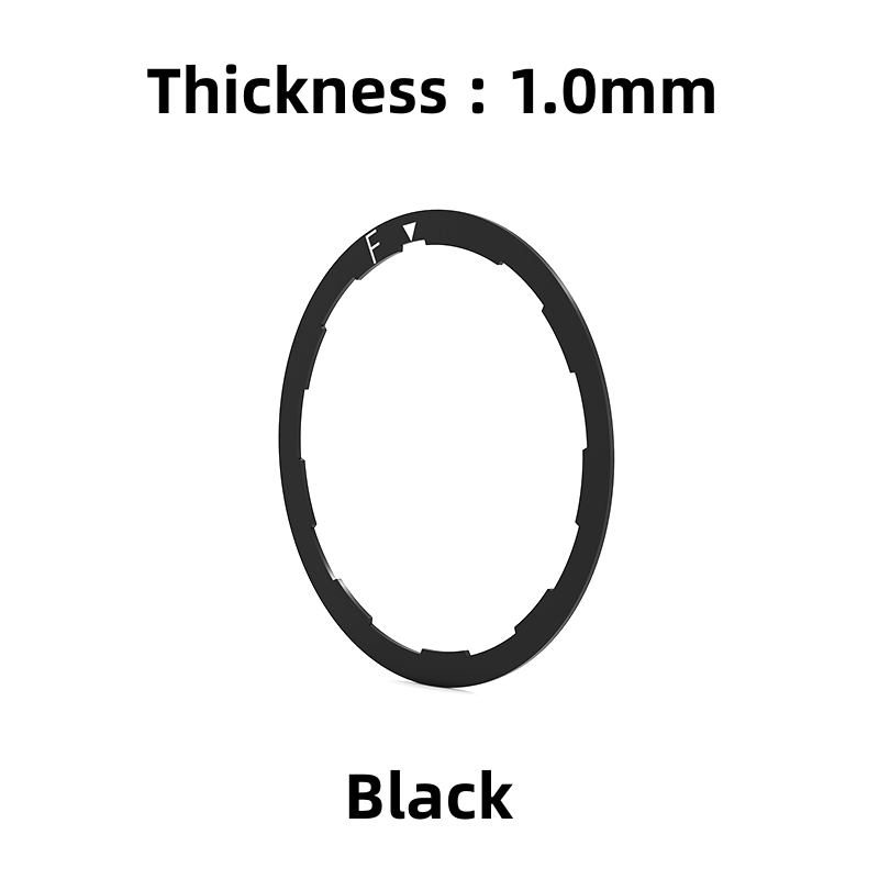 Bike Cassette Gasket Freehub Body freewheel Washer Freewheel Spacers Bicycle Hub Washer For Adjusting Bike Flywheel washer: WHITE