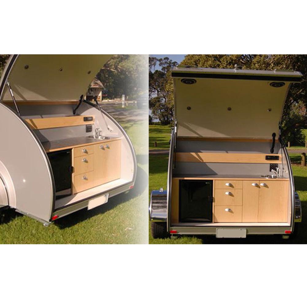 Halve Maan Push Lock Keyless Push Klink Catch Kast Deurknop Camper Lock Kast Lade Kast Lock Camper Caravan lock