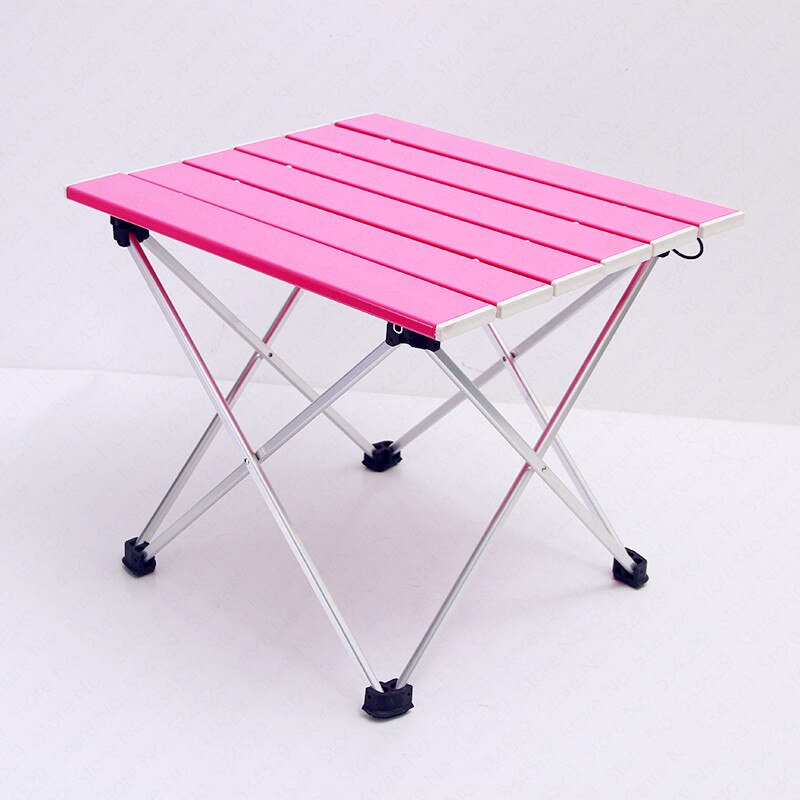 Outdoor Portable Foable Camping Table Ultra Light Aluminum Alloy Folding Table Portable Picnic Camping Barbecue Stall Table