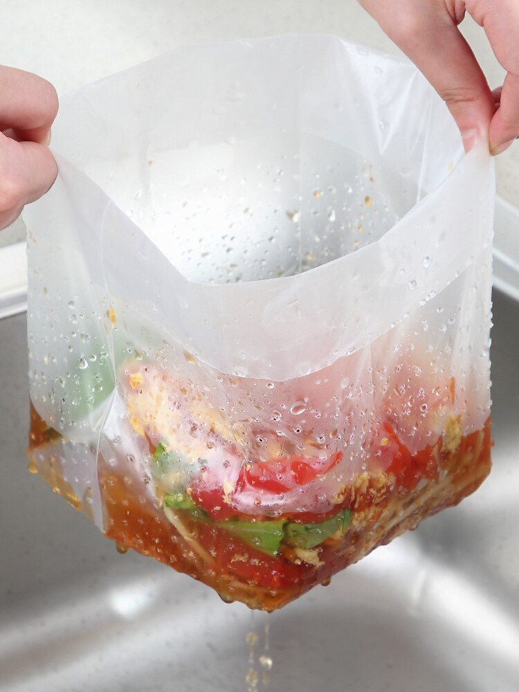 Kitchen vertical garbage bag household thickened disposable pool filter sink self-standing drain bag Sink Drain Garbage Bag