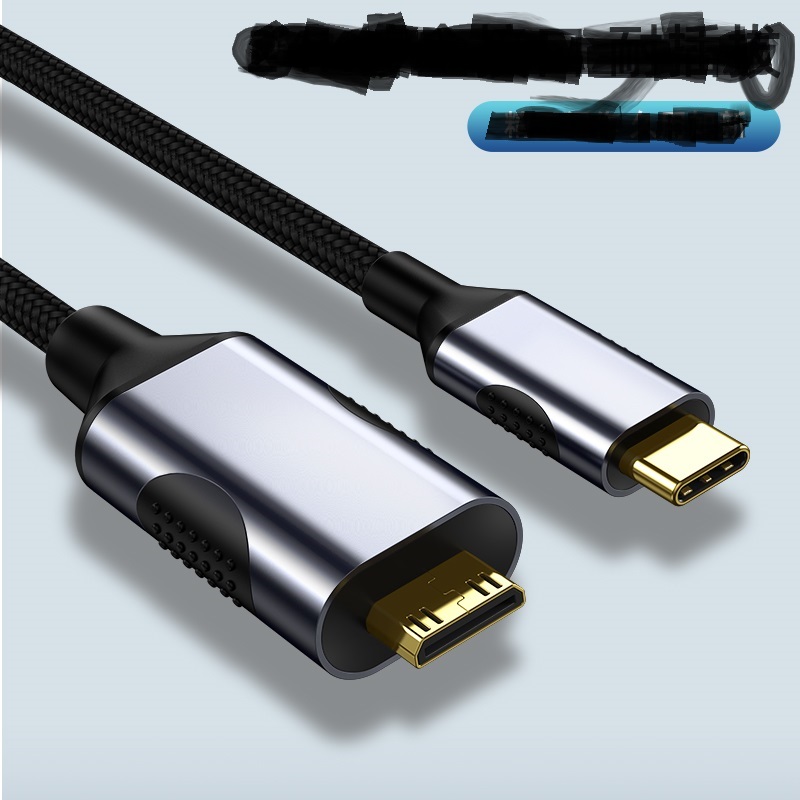 Usb typ c till mini hdmi-kabel 4k typ c till mini hdmi 2.0 -kabel 60hz 4k macbook pro air ipad pro hdtv 1.5m
