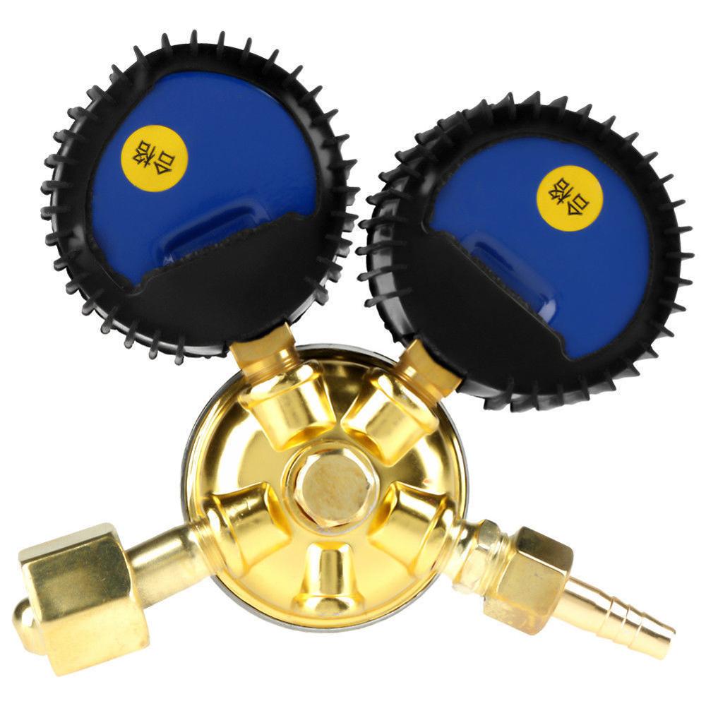 Zinc Alloy Valve Pressure Reducer CO2 Gas Regulator Carbon Dioxide Welding Pressure Reducer Valve Gas Gauge Pressure Regulators