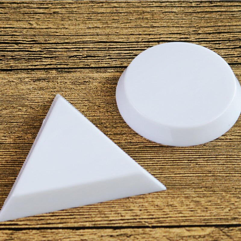 White tray round and triangular plastic tray 20Pcs for Pick up Gem Craft operation tools