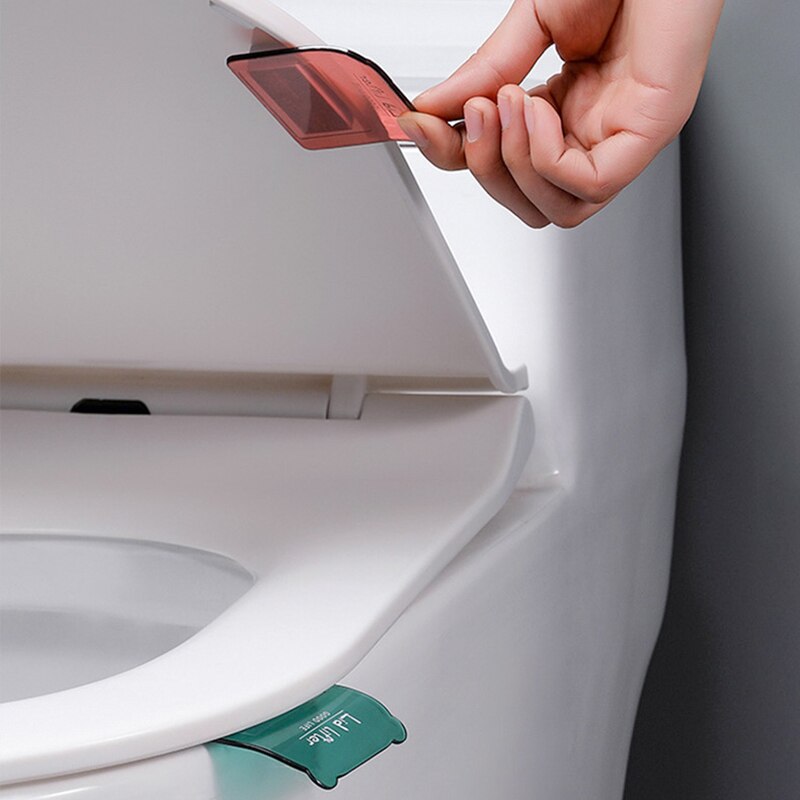 Support de couvercle de siège de toilette, outil de fermeture sanitaire, poignée de levage de couvercle de siège, accessoires de salle de bains, Gadget de maintien propre