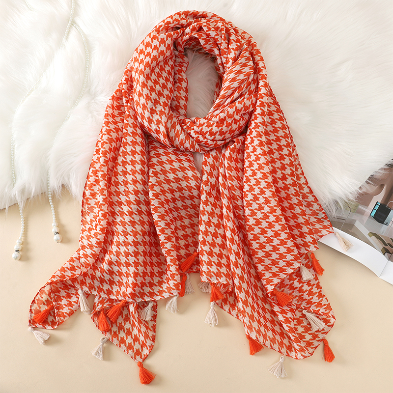 Paisley Abstract Floral Tassel Viscose Shawl Scarf Lady Wrap Thin Pashmina Stole Muslim Hijab 180*90Cm: Bright Yellow