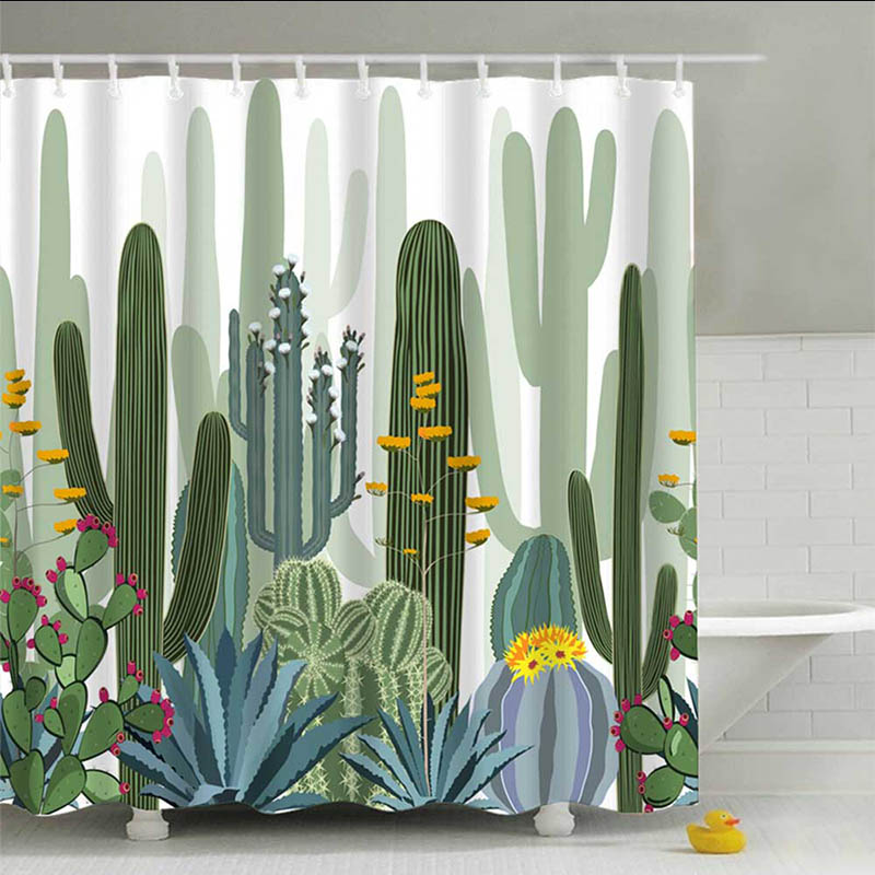 Urijk 180x180cm Grnen Topf Pflanzen Dusche Vorhan...  Grandado