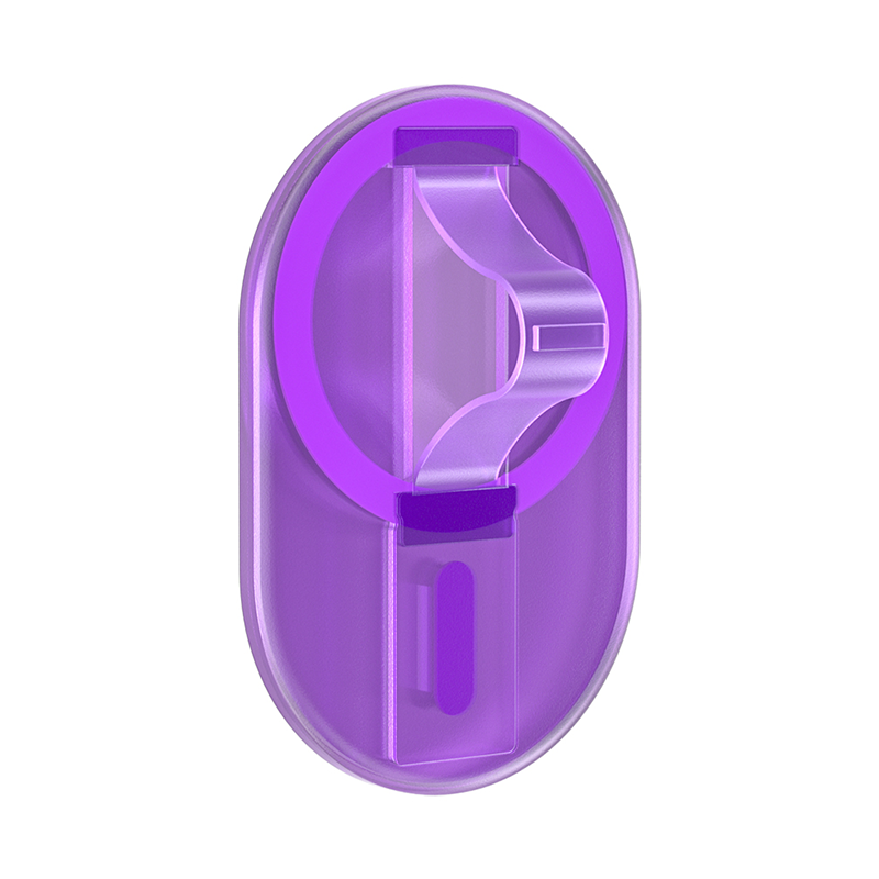MagSafe Phone Grip with Finger Strap for iPhone 15/14/13/12 Series Magnetic Phone Grip Holder as Magnetic CellPhone Stand Holder: PURPLE