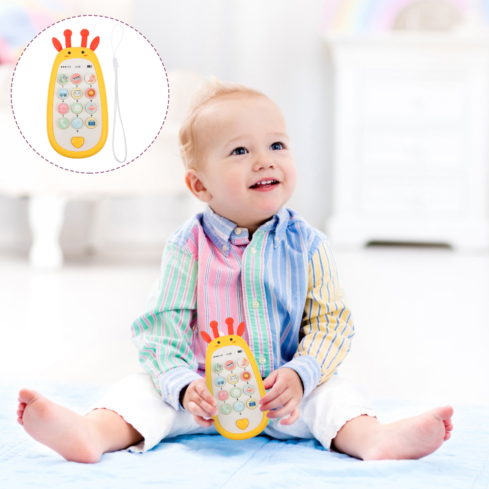 Verschleißfestes praktisch, interessantes babyhandy, haushaltsaccessoire für babys und kleinkinder