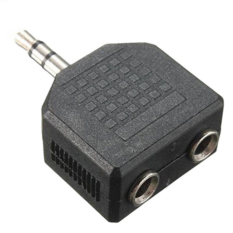 3.5 Mm Stereo Dubbele Jack Hoofdtelefoon Splitter Adapter 1 Plug Naar 2 Sockets Plug Splitter Y Adapter Voor Call En muziek