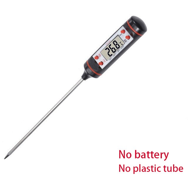 TP300 Food Digital Thermometer For Kitchen BBQ Probe Meat Water Milk Household Cooking Electronic Oven Thermometer Gauge Tools: Black -4