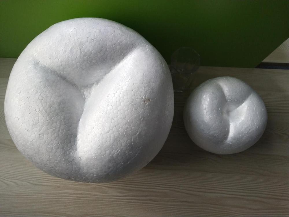 Polystyren styrofoam skum stort eple modell julaften halloween dekorasjonsmaterialer diy håndlagde møbler forsyninger