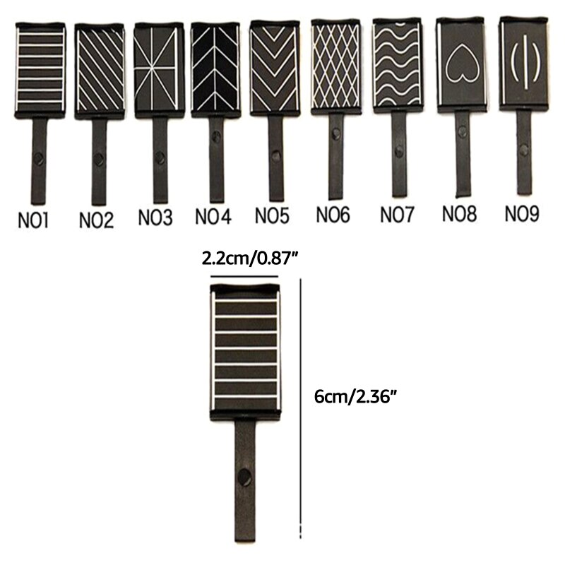 Nail Art Magnetic Nail Magnet Stick Nail Magnet Tool Set 15Pcs Nail Art Kit Flower Line Stripe Nail Magnet