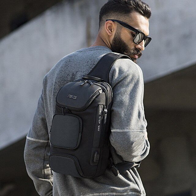 Xiaomi Multifunctionele Anti-Diefstal Crossbody Tas Mannen Schouder Messenger Bags Mannelijke Oxford Borst Tas Waterdicht Krasbestendig