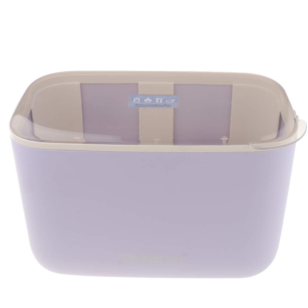 Portable Baby Milk Bottle Tableware Storage Box Dryer Feeding Bottle Cleaning Drying Rack Large Capacity Bottle Holder Organizer