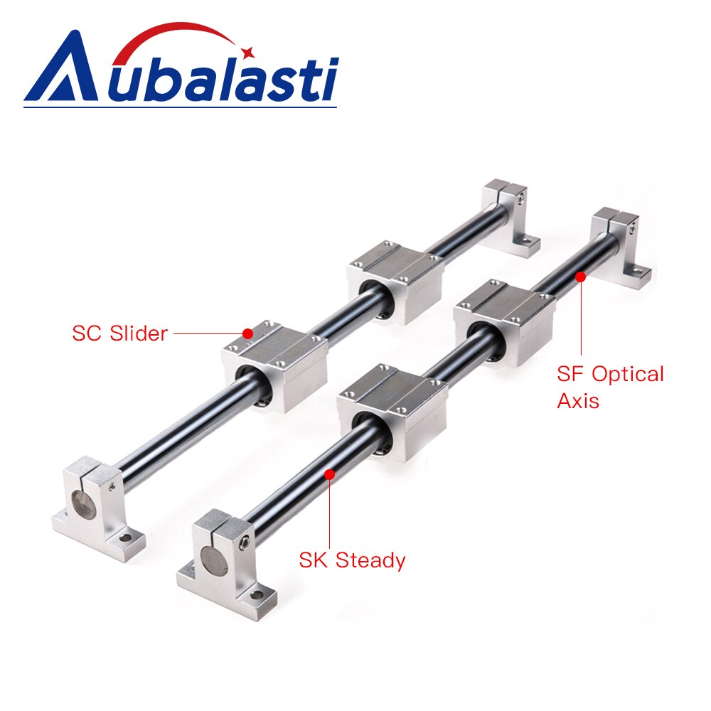 4Pcs Linear Motion Ball Bearing Slide Block Bushing SCS6UU SCS8UU SC10UU SCS12UU Linear Shaft CNC 3D Printer Parts