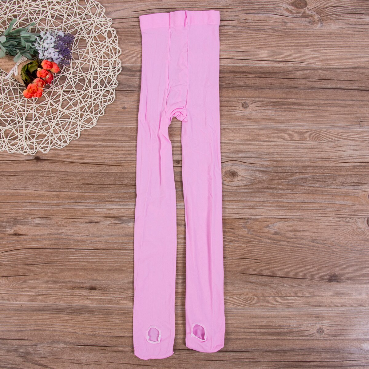 Women Kids Adults Convertible Tights Dance Stocking Ballet Pantyhose Casual Solid Breathable Girls Bottom Tights: C / M
