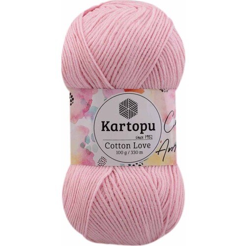 Sneeuwbal Katoen Liefde Roze Amigurumi K768