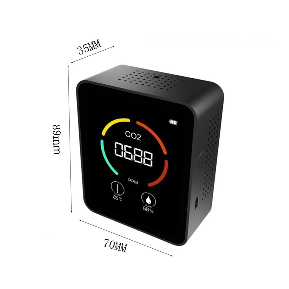 Smart CO2 Sensor Air Detector Carbon Dioxide Detector Agricultural Production Greenhouse CO2 Meter Air Monitor