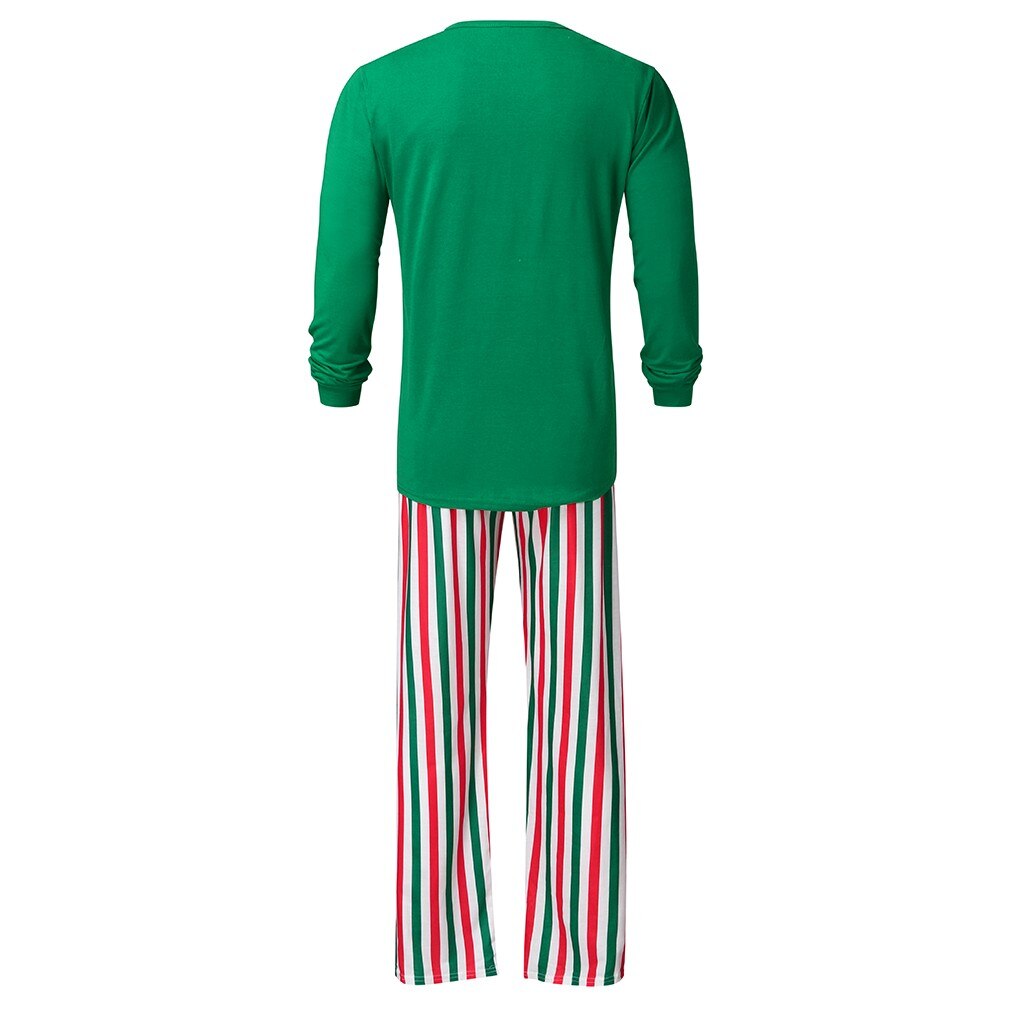 Weihnachten familie schauen neue jahr Mann Papa Gedruckt oben Bluse + Gestreiften Mutter und mich kleidung Hosen Weihnachten Familie Kleidung Pyjama # ES