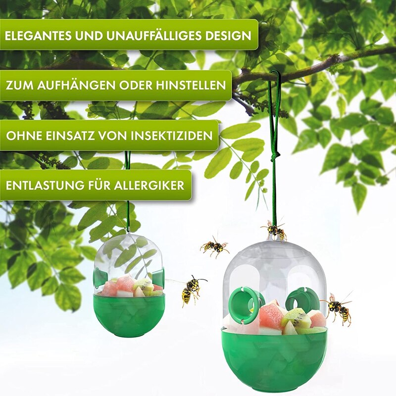 Wesp Val Set Van 4 Wesp Repellent Wespen Dier Vriendelijke Live Val Wesp Val Voor Opknoping Wesp Val