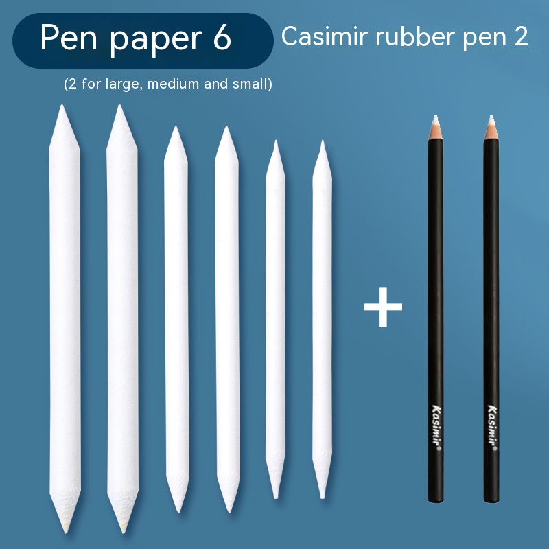 Blending Stumps and Tortillions Paper Art Blenders Sandpaper Pencil Set Sketch Sponge for Artist Charcoal Sketch Drawing Tools