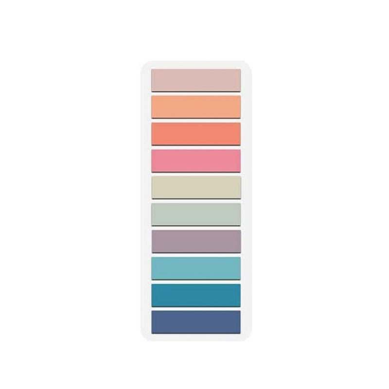 Morandi Colors Pestañas adhesivas para anotaciones de libros, pegatinas de índice de clasificación de archivos, para material escolar y de oficina: Borgoña