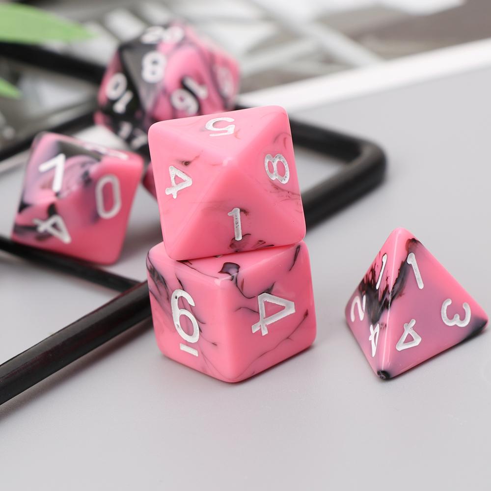 7pcs/set Dice For TRPG Multi-sided Dices Polyhedral