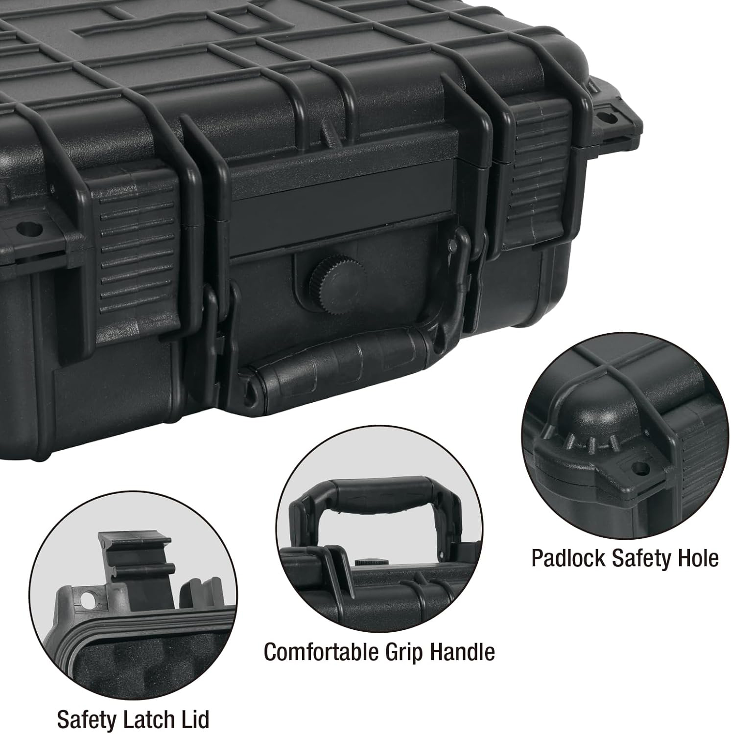 Caja de herramientas Pelican, caja de plástico para equipos, caja de herramientas para mecánica, estuche rígido impermeable, Maleta, caja de almacenamiento de herramientas