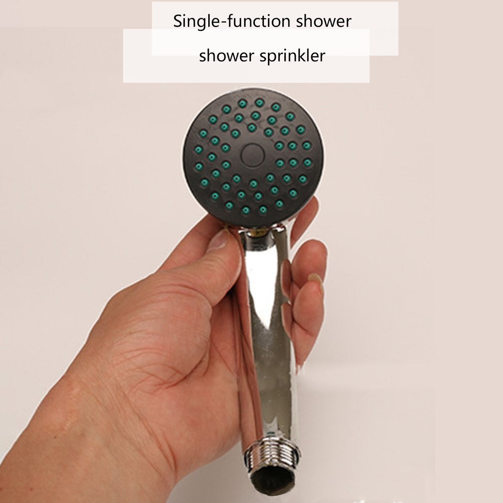 Practical Handheld Shower Head Bathroom Top Sprayer Round Shape Shower Head for Home Bathroom Supplies