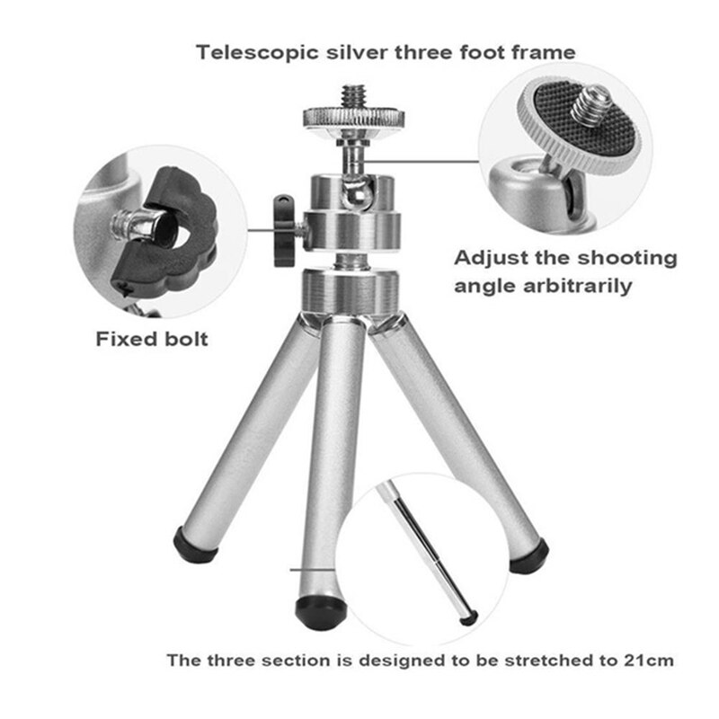 Mini statief voor telefoon, statief voor  yg300 projectorcamera's, statief voor iphone  x 8, 7, 6s voor xiaomi, voor samsung