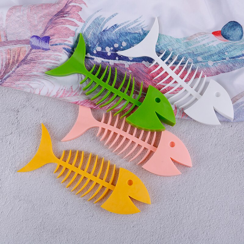 1pc sólida caixa de sabão peixe osso forma titular silicone dish box saver viajar portátil prato prateleira sabão para banheiro cozinha