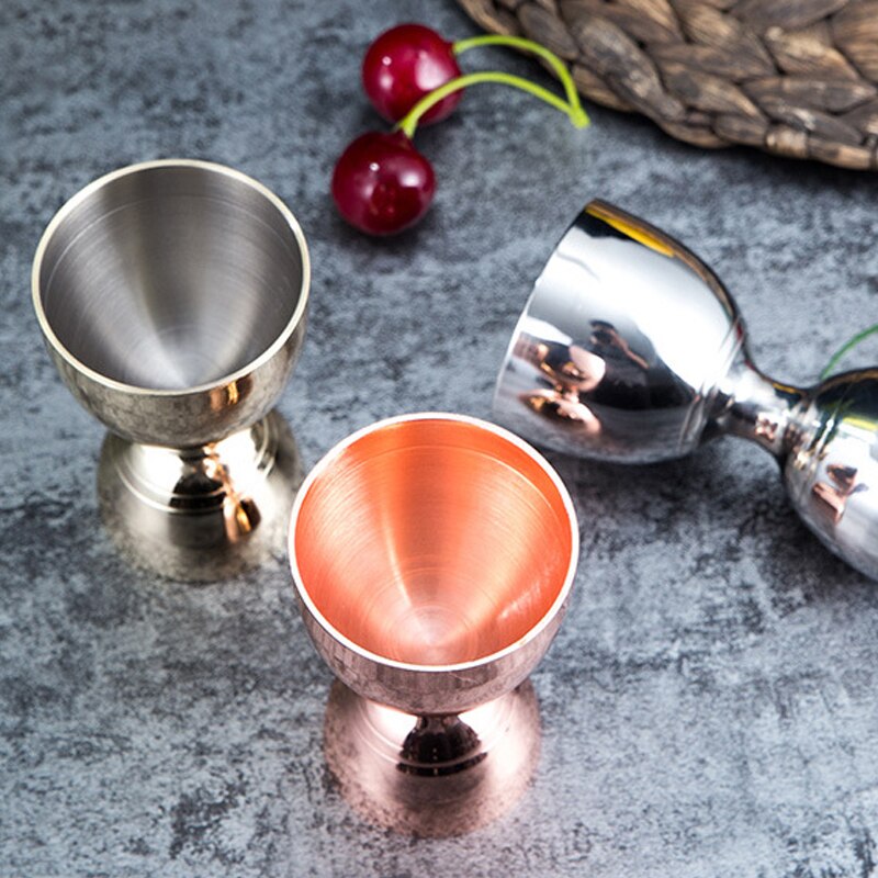 Indian Measuring Device Stainless Steel oz Cups 30/60ml.