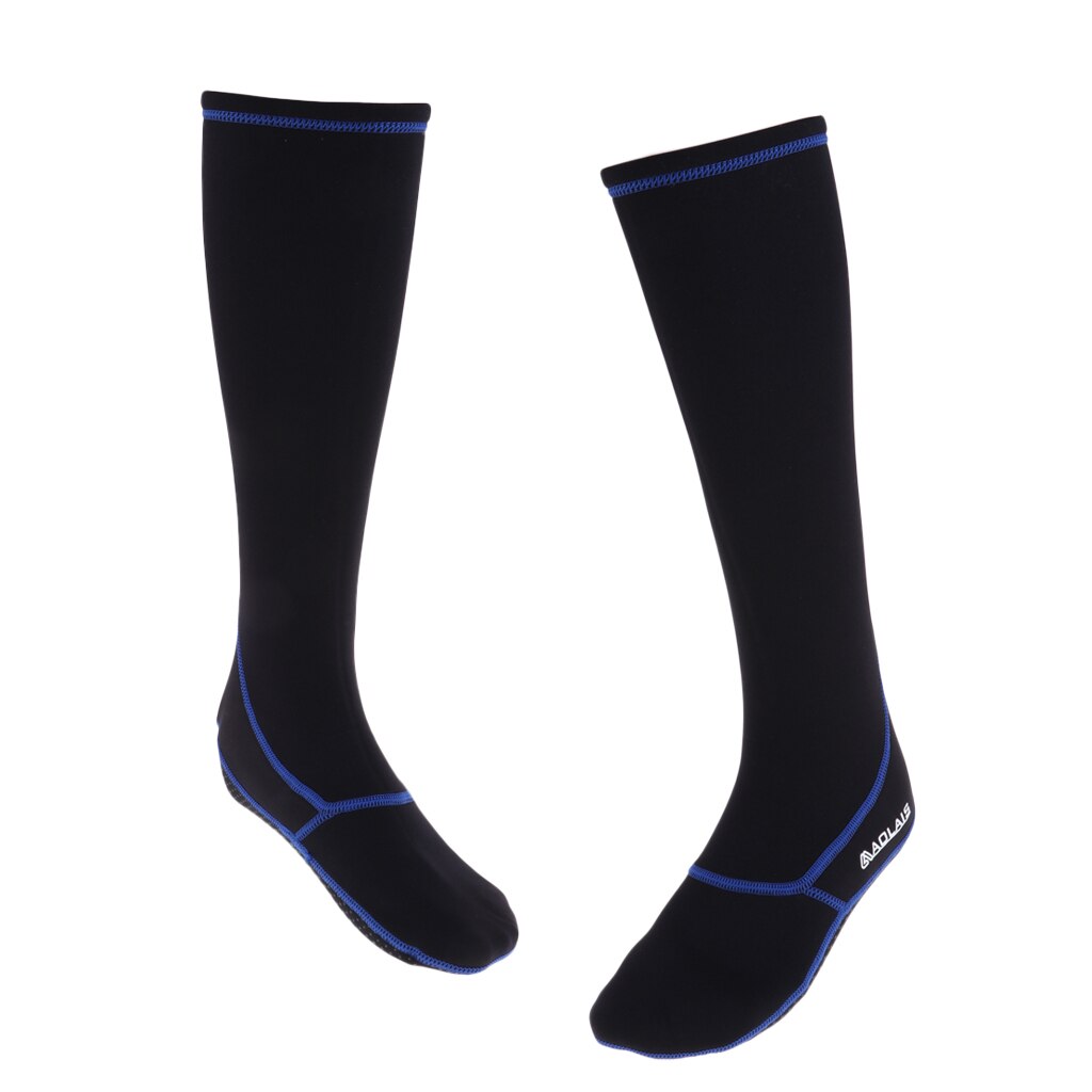 Chaussettes De Plongée Néoprène 3 Mm – Chaussettes Surf, Apnée, Natation Antidérapantes Homme/Femme/Enfant Noir