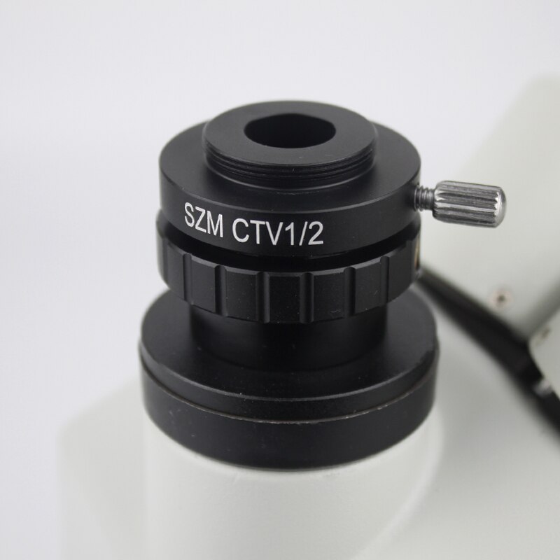 SZM CTV 1/2 1/3 1X Adapter 0.3X 0.5X C mount Lens Adapter For Trinocular Stereo Microscope HDMI VGA USB Video Camera