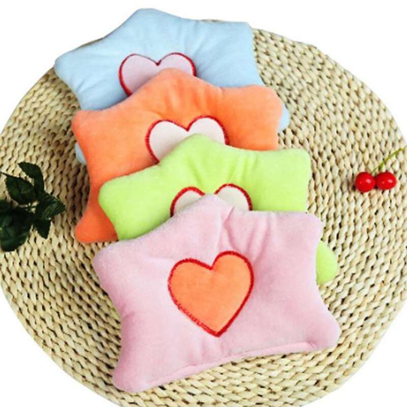 Cute Baby Pillow Girl Cushion Newborn Head Shape Prevent Flat Head Love Heart Bedding Nursing Pillow Infant Boy