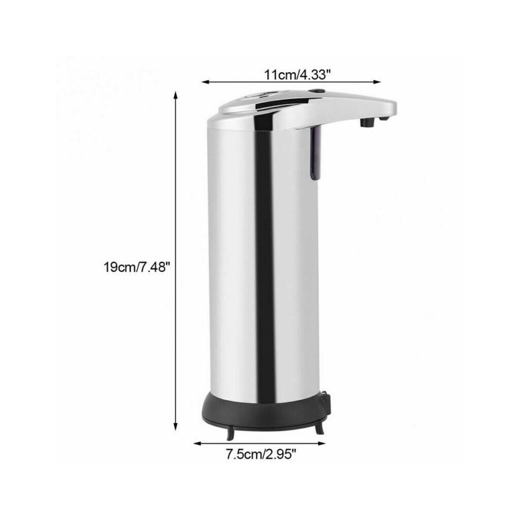 Automatic Soap Dispenser Infrared Touchless Motion Bathroom Dispenser Smart Sensor Liquid Stainless Steel Soap Dispenser