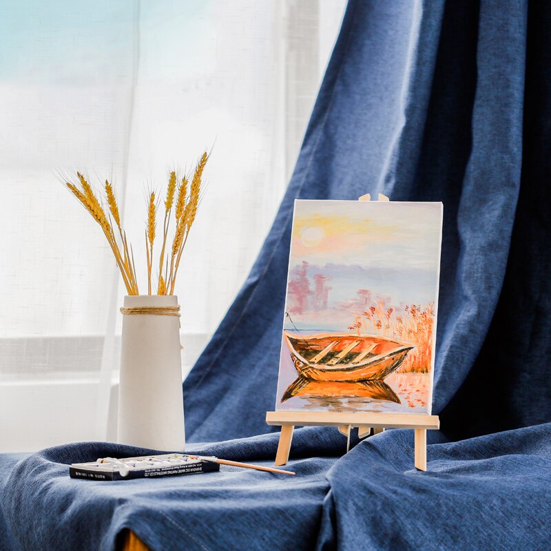 1 pcsTrapezoid drawing board solid wood easel drawing board wooden sketch easel artist use party decoration art supplies wooden