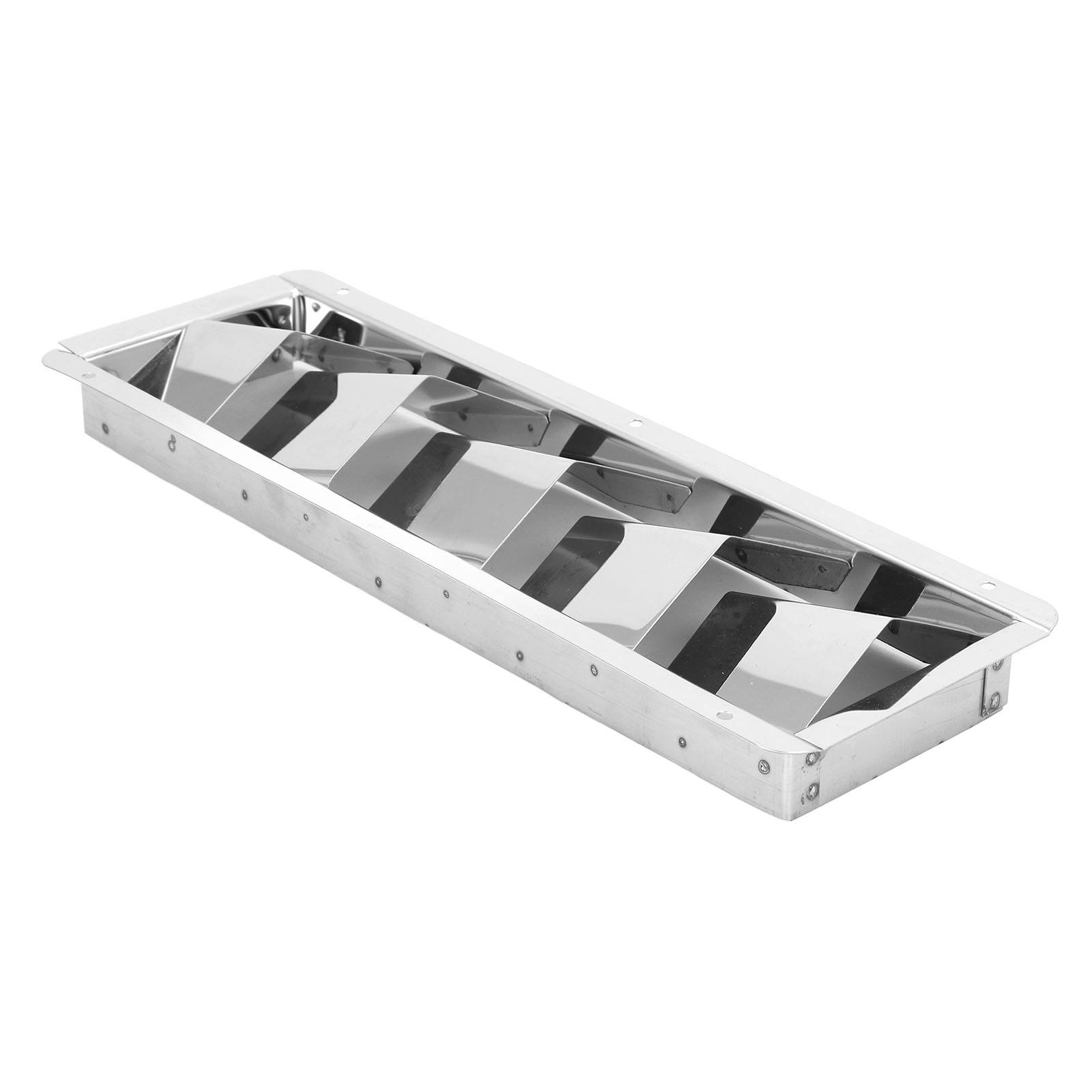 5 Slots Boat Louvered Vent Rectangle Anti Corrosion Anti Rust Boat Marine Stainless Steel Vent for Yachts Boat Blower Vent Cover