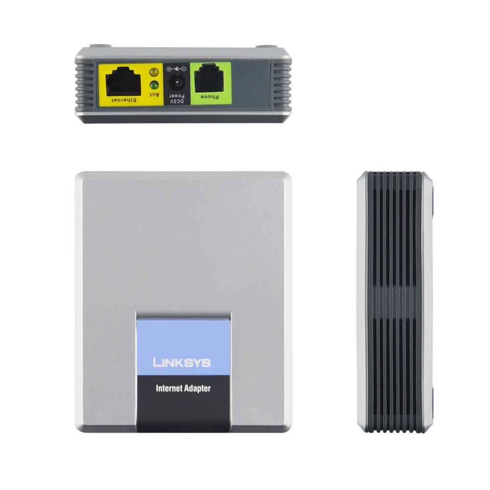 Gratis ! desbloqueado Linksys SPA1001 Voip adaptador FXS gateway Voip gateway, SPA1001 1FXS adaptador AC DC adaptador Voip