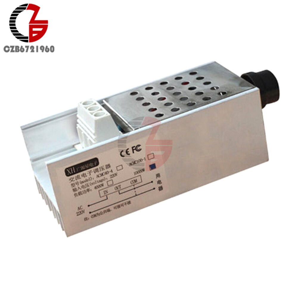 10000W 25A Speed Controller High Power Scr Voltage Regulator Dimmer Speed Temperatuurregeling Thermostaat Ac 110V 220V
