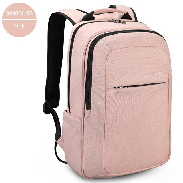Tigernu Anti Diefstal Laptop Rugzak Waterdicht Bagpack Anti Fouling Vrouwen Rugzakken School Tassen Voor Vrouwen Reizen Rugzakken Vrouwelijke: 3090B USB Pink