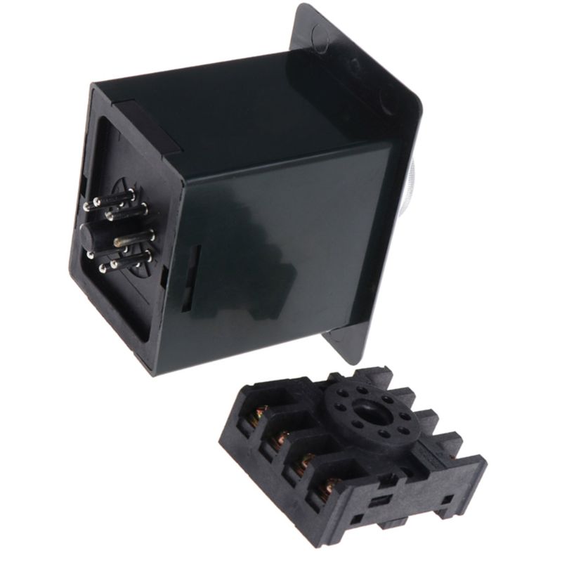 Power On Delay Timer High Accuracy Time Relay Device 1/10/30 Seconds 10/30 Minutes AC 110V AH2-Y