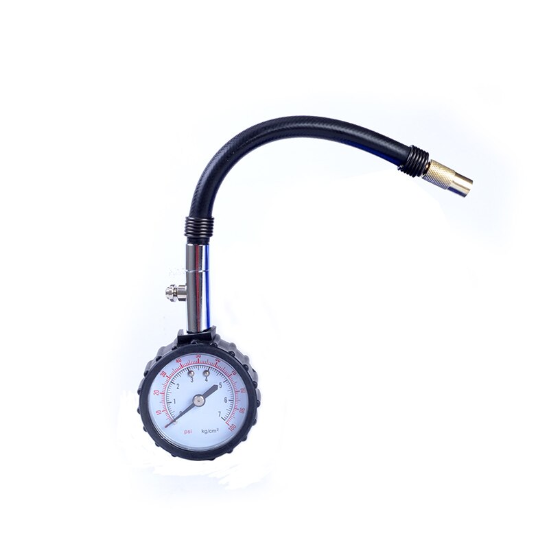 Auto Fiets Motor Band Band Luchtdrukmeter Meter Lange Buis Voertuig Bandenspanningscontrolesysteem Diagnostic Tools
