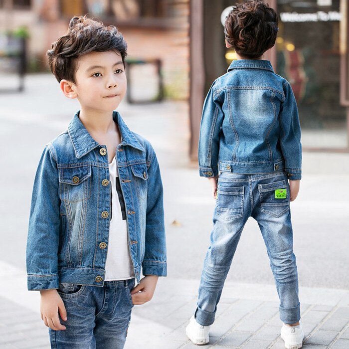Jeans Garçon Taille Élastique - Pantalon Cargo Décontracté, Coupe Loose Fit, 6-14 Ans