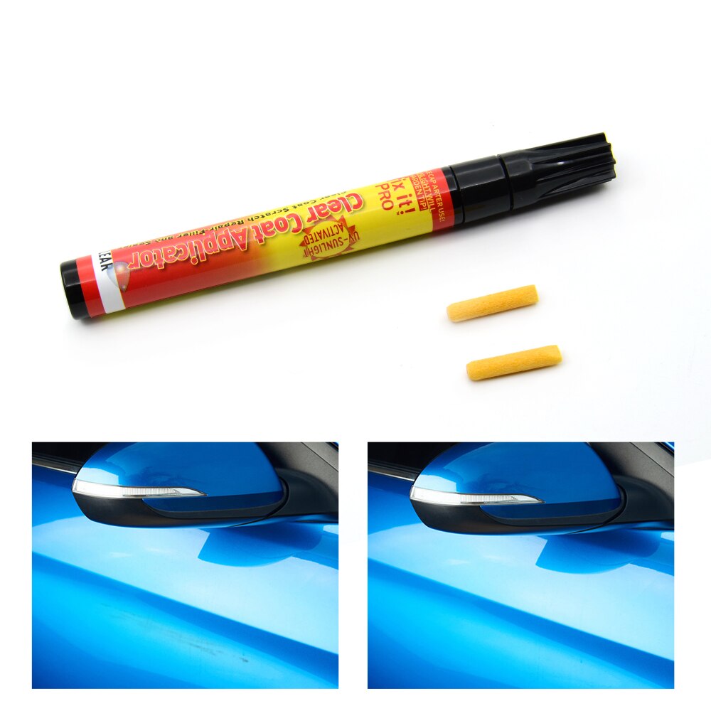 Stylo Portable Fix It Pro transparent | Réparation des rayures pour voiture, stylo à enlever