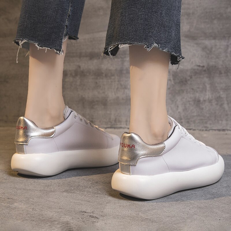 Tenis feminino kvinner tennissko zapatos tenis mujer hvite sneakers tenis blancos dame utendørs jogging sportssko 7